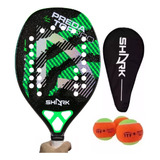 Raquete Beach Tennis Shark Predator Carbono 3k 20mm Original