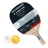 Raquete Caneta Tenis Mesa Ping Pong 2 Bolas 3 Estrelas Cor Borracha Vermelha Tipo De Cabo Jp japonês 