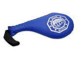 Raquete Chute Para Treino Muay Thai Karatê Resistente Cor Azul