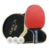 Raquete Classineta Huieson 4 Estrelas Carbono Tênis De Mesa Ping Pong   Raqueteira   3 Bolas