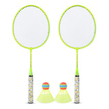 Raquete De Badminton Infantil Com Conjunto