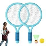 Raquete De Badminton Infantil Raquete De Badminton Infantil Kit De Raquete Esportiva De Badminton Para Família Com Peteca E Bola De Tênis Dois Jogadores Ostentam Brinquedos Para A Família