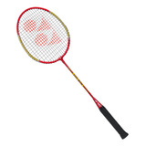 Raquete De Badminton Yonex Gr 20 Vermelha E Dourada