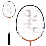 Raquete De Badminton Yonex Muscle Power 2 Branca Preta E Laranja