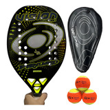 Raquete De Beach Tenis Vision Pro Pyramid 2024 Blue Kevlar