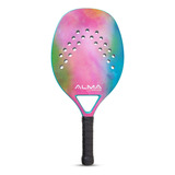 Raquete De Beach Tennis 1k Carbono Tie Dye Alma Genius