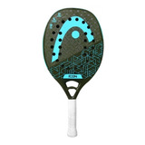 Raquete De Beach Tennis Head Icon Ciano Carbono Extreme E 3d Cor Azul