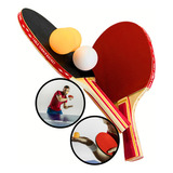 Raquete De Ping Pong Tênis De Mesa Profissional 3 Bolinhas