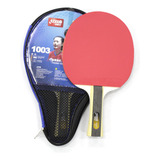 Raquete Dhs Tênis De Mesa 1003 Classica Ittf Com Capa
