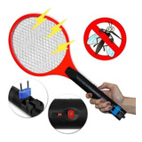 Raquete Elétrica Bivolt Mata Mosquito Dengue Insetos Recarregável Cor Variada 110v 220v