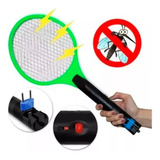 Raquete Mata Mosca E Mosquito Elétrica Recarregável