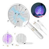 Raquete Mata Mosquito Pernilongo Uv Elétrica Premium Led Usb