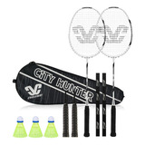 Raquete Para Badminton  carbono alumínio 
