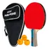 Raquete Ping Pong De Tenis De Mesa Profissional C raqueteira Cor Case Preta Tipo De Cabo Fl  côncavo 