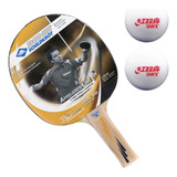 Raquete Tênis De Mesa Classica Ping Pong 02 Bolas Dhs
