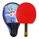 Raquete Tenis De Mesa Dhs 1002 Com Capa Treino Classica