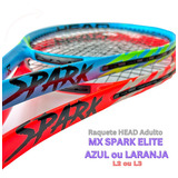 Raquete Tênis Mx Spark Elite Tecnologia Metallix Crystalline Tamanho Da Empunhadura Azul L3