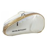 Raqueteira Ama Sport Gold Edition Beach Tennis E Padel