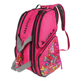 Raqueteira De Pickleball Joola Tour Elite Brito Rosa Pink