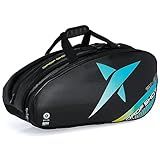 Raqueteira Drop Shot Ambition 2-3 Beach E Padel Preta Azul E Verde