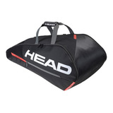 Raqueteira Head Tour Team 9r Preta E Laranja