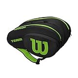 Raqueteira Wilson Team Padel E Beach Tennis -Preto-