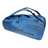 Raqueteira Wilson Ultra Tour Esp X6 Azul E Preta