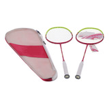 Raquetes De Badminton De Fibra De Carbono Para 2 Jogadores 