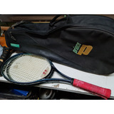 Raquetes Prince Graphite Pro cg Anos 90 Com Bolsa De Jogo