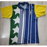 Rara Camisa Polo Da Seleção Brasileira 1994 Umbro Brasil 94