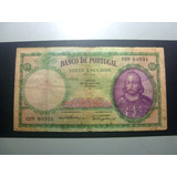Rara Cédula Portugal 20 Escudos 1941 2 Guerra Autentica