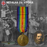 Rara Medalha Da Vitória Inglesa Nominal