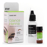 Rare Way Cosmeticos Henna Glance 3 5g Com Fixador 20ml E Pá Medidora Cor Loiro Escuro