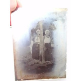 Raridade Negativo De Vidro Art Deco Fotografia Com 100 Anos