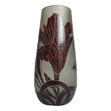 Raro Antigo Vaso Art Deco Pasta De Vidro Portofino74