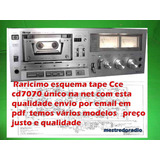 Raro Esquema Tape Deck Cce Cd7070 Cd 7070 Em Pdf