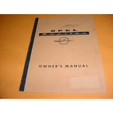 Raro Manual Original Opel