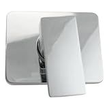 Raro Metais   Acabamento Para Base Misturador Monocomando De Chuveiro Quadrado Padrão Deca Cor Cromado