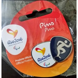 Raro Pin Oficial Pictograma Atletismo Paralimpiada