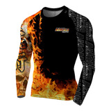 Rash Guard Fogo Masculina Atlética