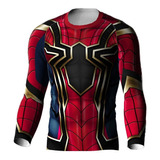 Rash Guard Homem Aranha   Ferro