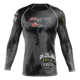 Rash Guard Jiu jitsu Proteção Solar Camiseta Elastano Treino