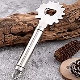 Raspador De Grelha Ferramentas De Caverna De Aço Inoxidável Sem Cerdas Raspador De Grelha Para Churrasco Saca Rolhas Multiuso Raspador De Grade De Grelha Limpador De Ranhura Lâmina Raspadora 