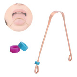 Raspador De Lingua Limpador Higienizador Ayurveda Cobre 100 