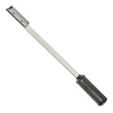 Raspador Dentario Equino Haste Plana Cabo Neoprene Ponta Aredondada Reto Raspa