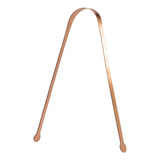 Raspador Limpador De Língua Ayurveda De Cobre Puro Importado