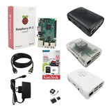 Raspberry Case Fonte cartao 32gb Ultra Dissipador