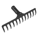 Rastelo Ancinho Metalico Curvo Leve 12 Dentes Sem Cabo