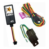 Rastreador Bloqueador St10 Kit 3 Peças Moto Carro Gps Track