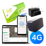 Rastreador Gps Obd2 4g Fácil Instalação Chip M2m Plataforma